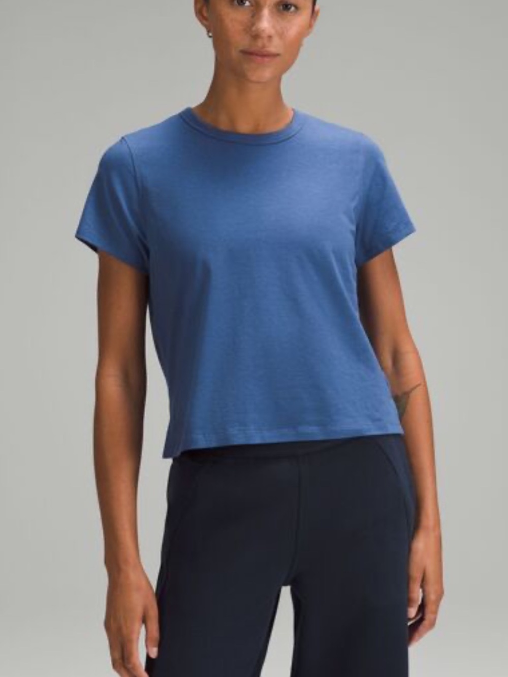 lululemon athletica Short Sleeve Crew Tee in Blue
